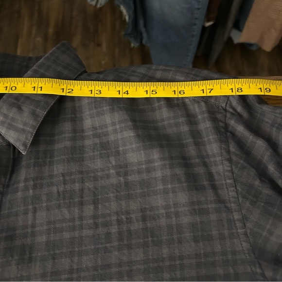Theory Black Casual Button Down Shirt L - Picture 7 of 10